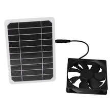 6W Solar Panel with Cooling Fan Mini Ventilator Solar Powered Exhaust Fan for Pet Dog Chicken House - view 2