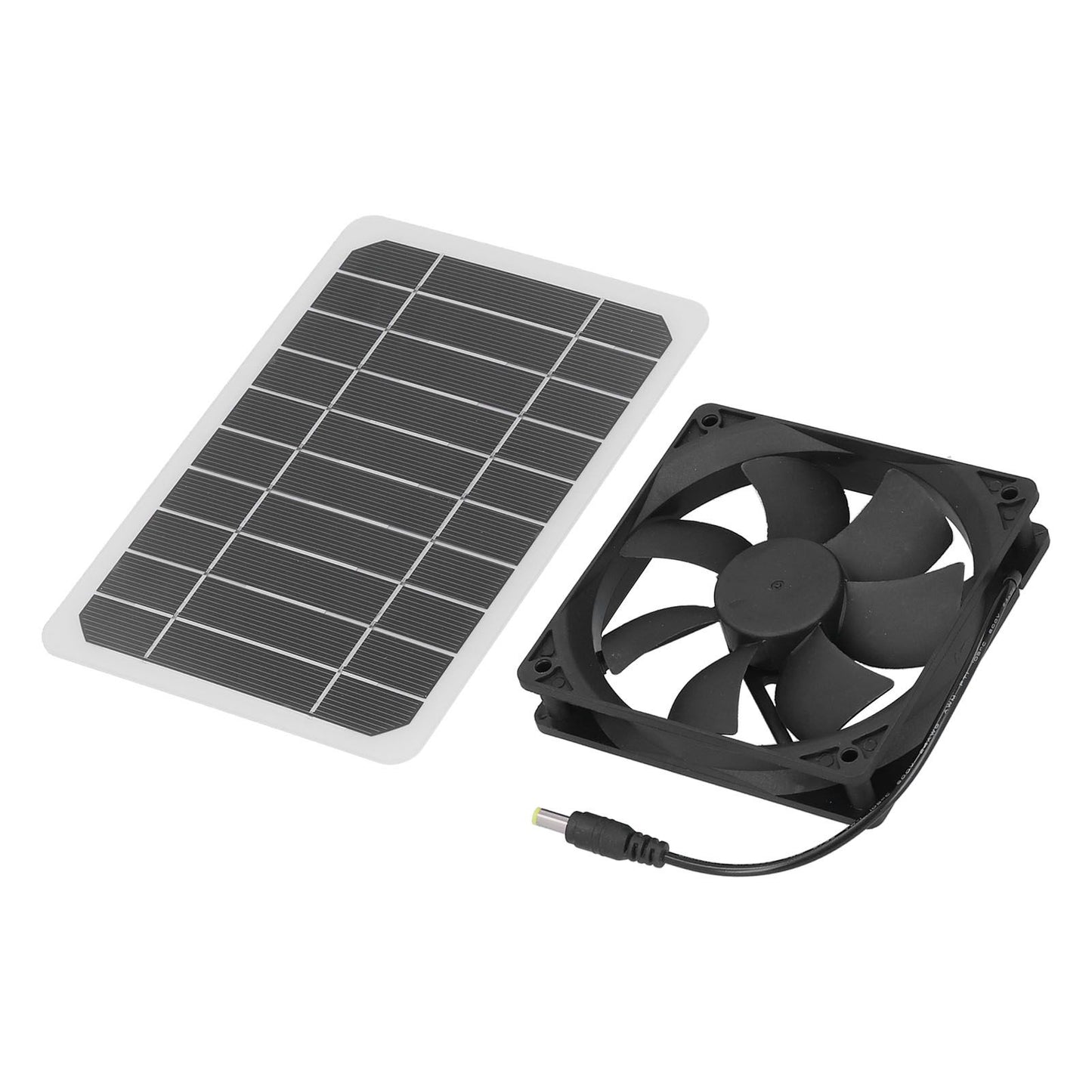 6W Solar Panel with Cooling Fan Mini Ventilator Solar Powered Exhaust Fan for Pet Dog Chicken House - view 7