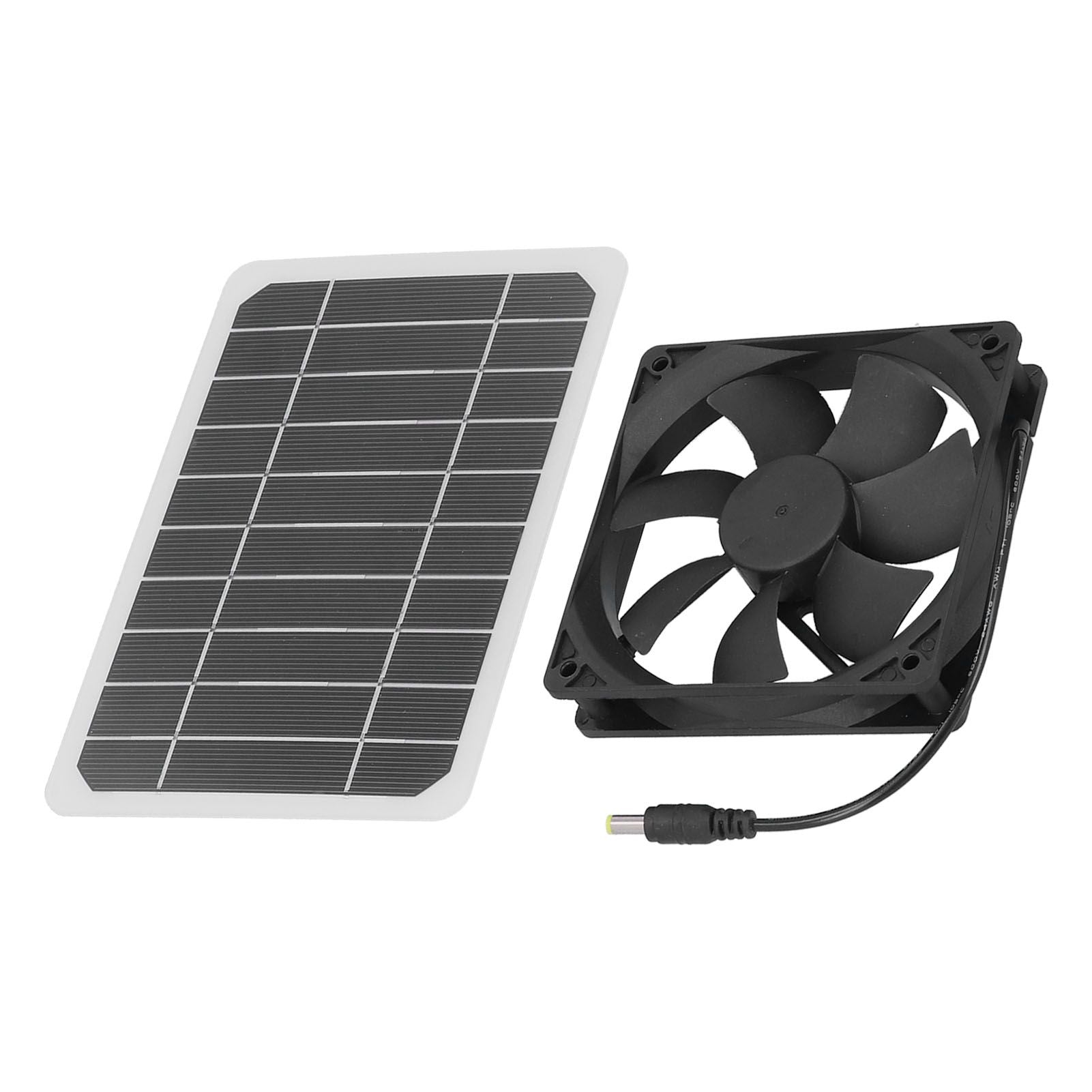 6W Solar Panel with Cooling Fan Mini Ventilator Solar Powered Exhaust Fan for Pet Dog Chicken House - view 8