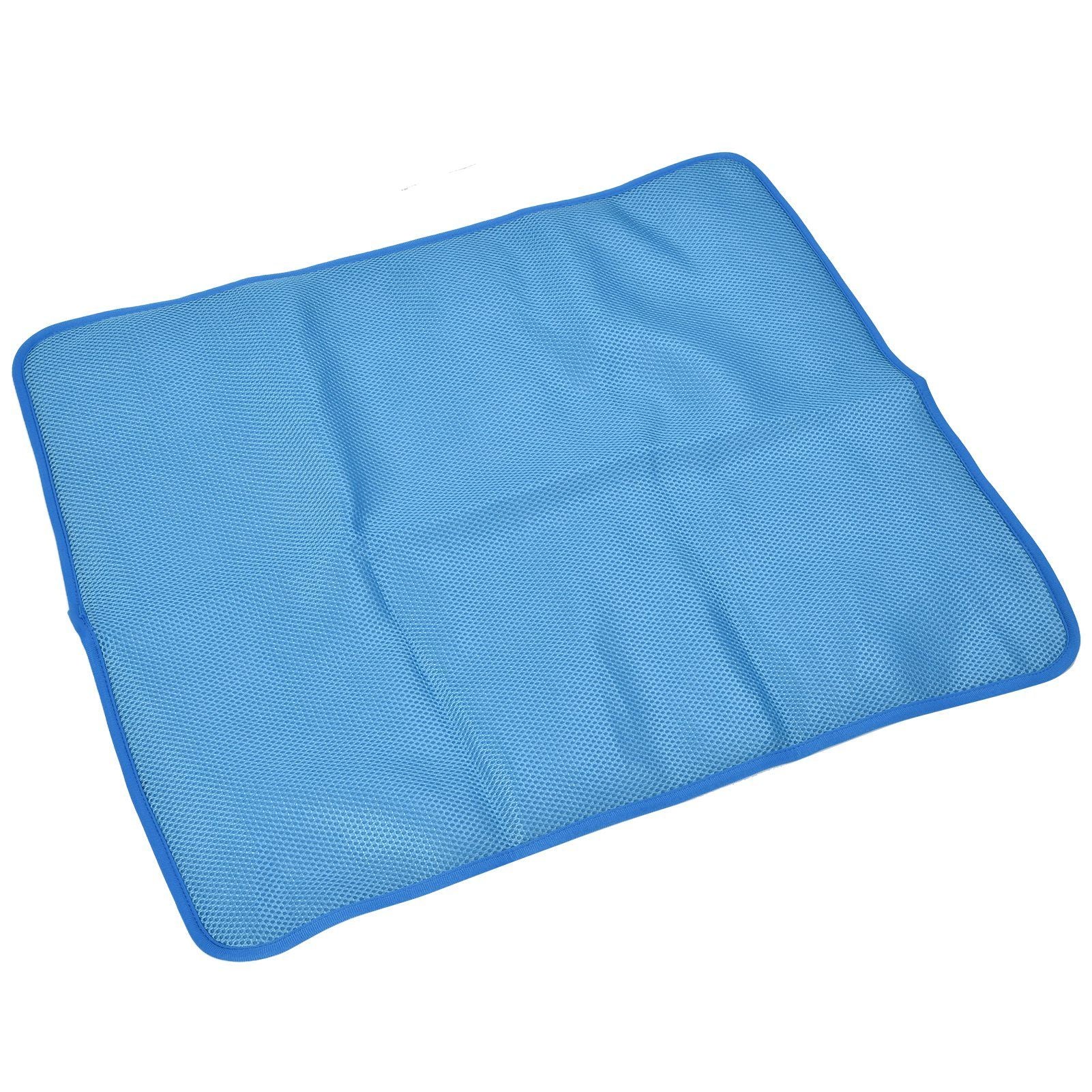 Pet Cooling Mat Breathable Soft Summer Dog Cat Sleeping Pad for Kennel Sofa Bed FloorBlue M - view 8