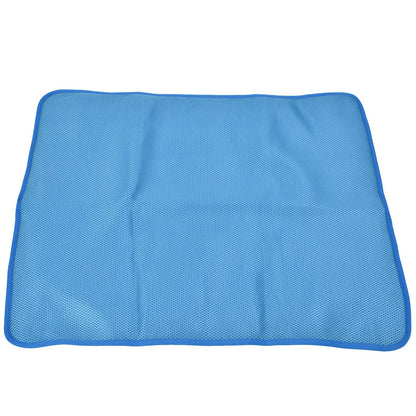 Pet Cooling Mat Breathable Soft Summer Dog Cat Sleeping Pad for Kennel Sofa Bed FloorBlue L - view 3