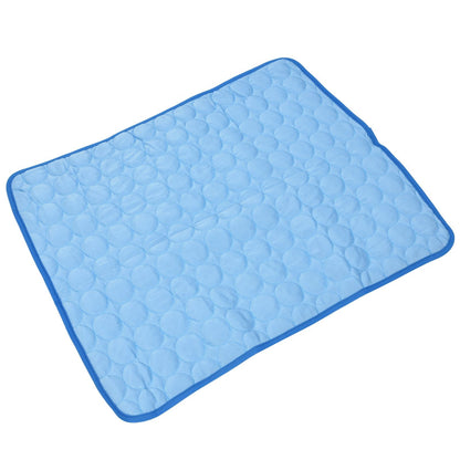 Pet Cooling Mat Breathable Soft Summer Dog Cat Sleeping Pad for Kennel Sofa Bed FloorBlue XXL - view 7