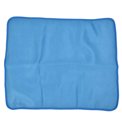 Pet Cooling Mat Breathable Soft Summer Dog Cat Sleeping Pad for Kennel Sofa Bed FloorBlue XXL - view 10