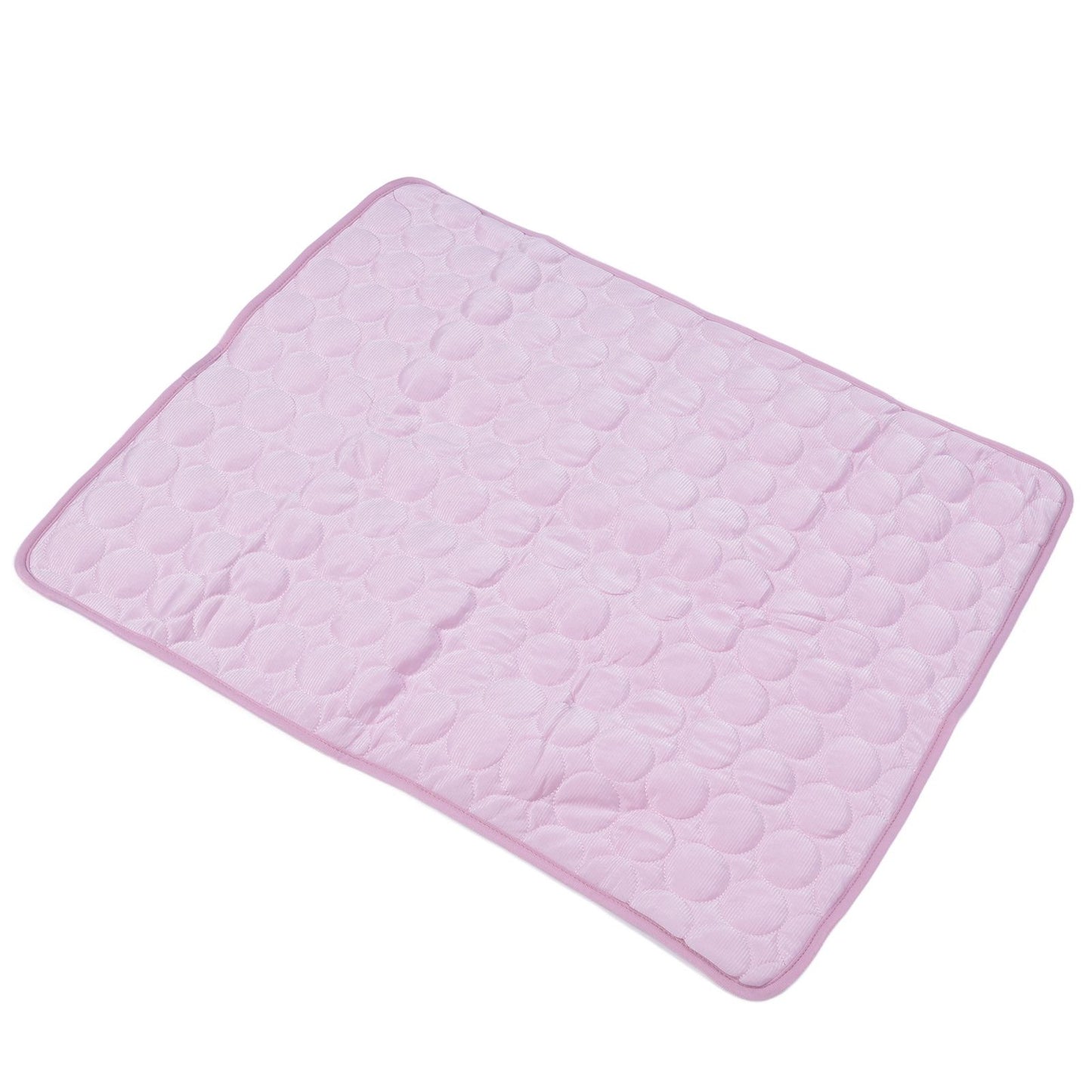 Pet Cooling Mat Breathable Soft Summer Dog Cat Sleeping Pad for Kennel Sofa Bed FloorPink L - view 8