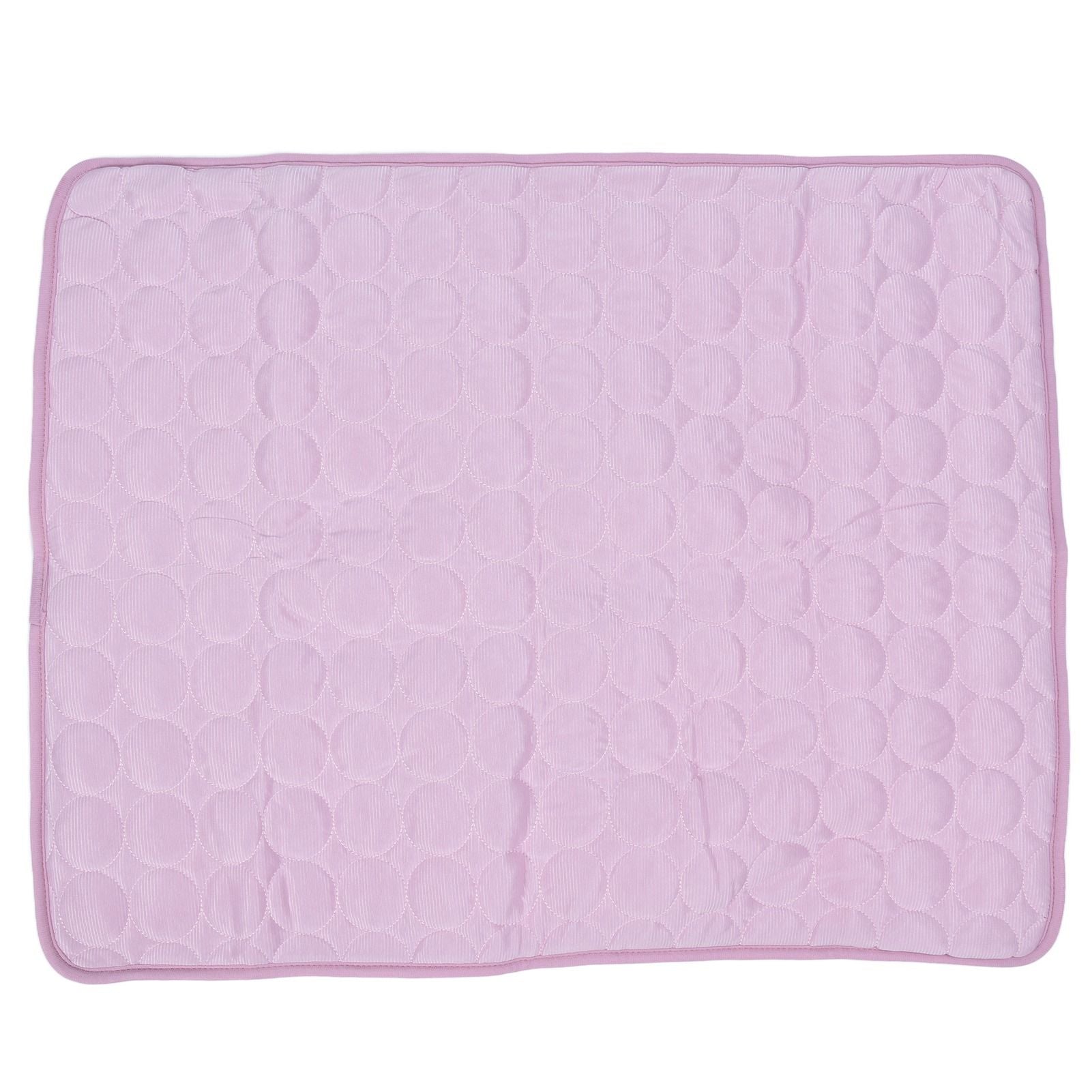 Pet Cooling Mat Breathable Soft Summer Dog Cat Sleeping Pad for Kennel Sofa Bed FloorPink XL - view 7