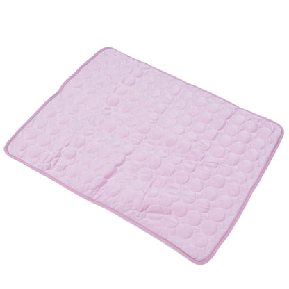 Pet Cooling Mat Breathable Soft Summer Dog Cat Sleeping Pad for Kennel Sofa Bed FloorPink XL - view 8