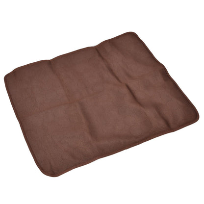Pet Cooling Mat Breathable Soft Summer Dog Cat Sleeping Pad for Kennel Sofa Bed FloorBrown XS - view 7