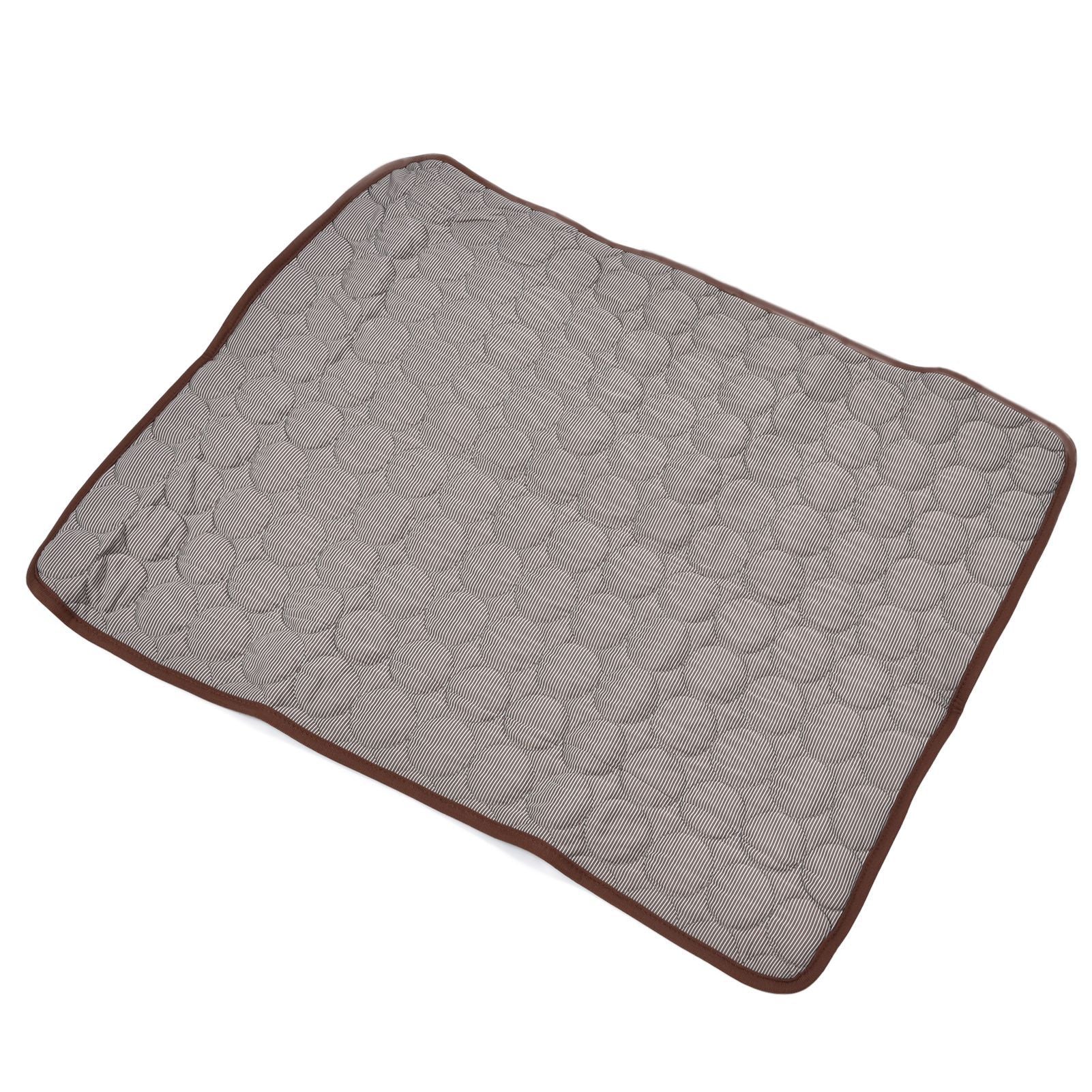 Pet Cooling Mat Breathable Soft Summer Dog Cat Sleeping Pad for Kennel Sofa Bed FloorBrown XS - view 8
