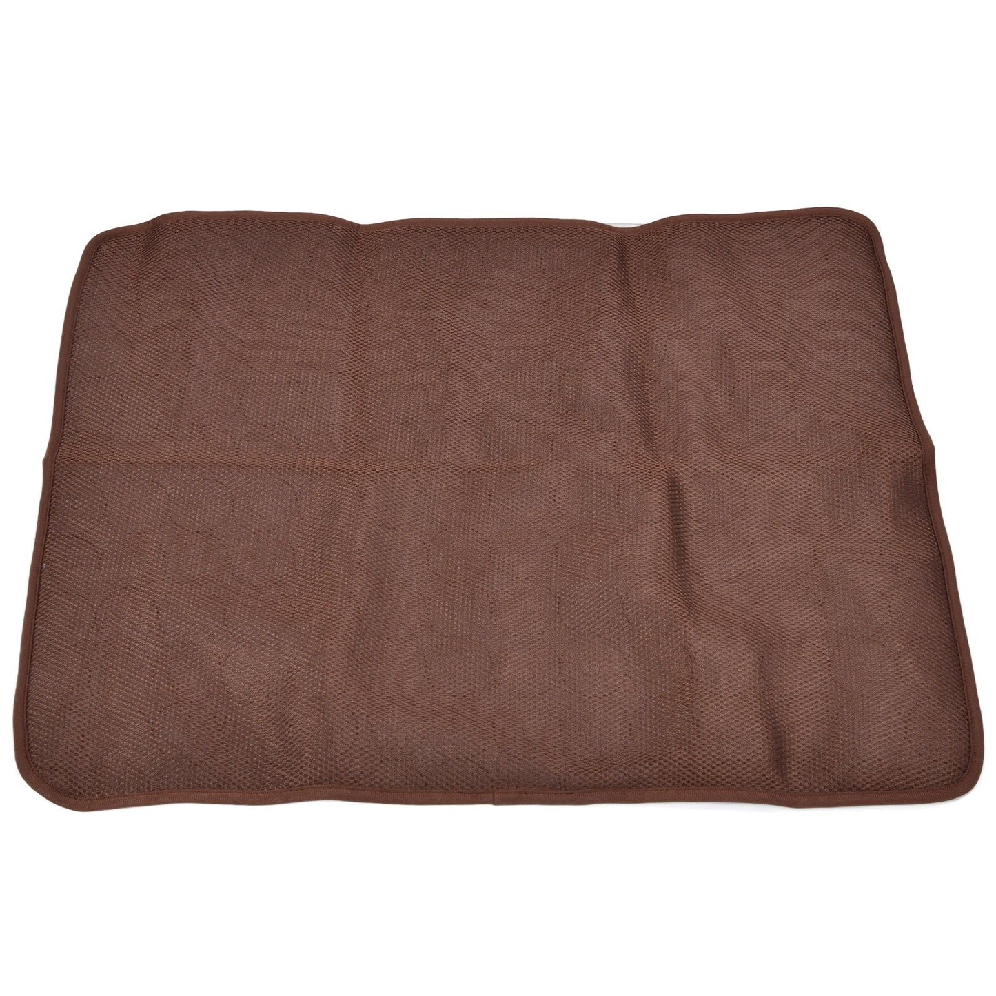 Pet Cooling Mat Breathable Soft Summer Dog Cat Sleeping Pad for Kennel Sofa Bed FloorBrown XS - view 10