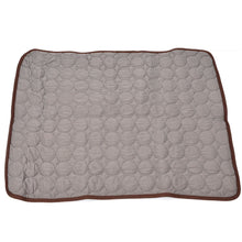 Pet Cooling Mat Breathable Soft Summer Dog Cat Sleeping Pad for Kennel Sofa Bed FloorBrown S