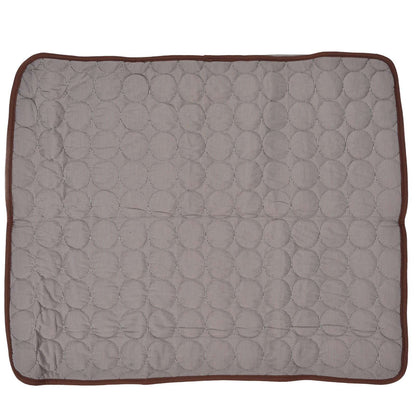 Pet Cooling Mat Breathable Soft Summer Dog Cat Sleeping Pad for Kennel Sofa Bed FloorBrown S - view 4