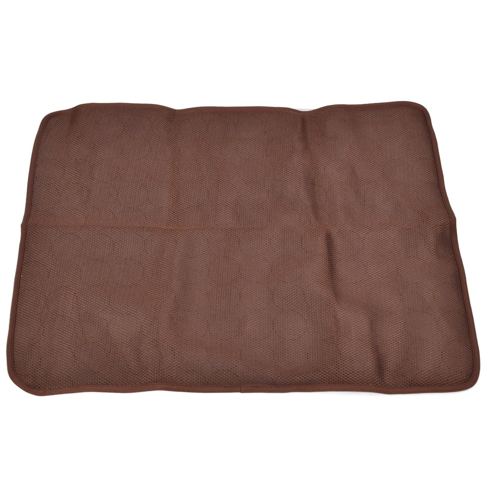 Pet Cooling Mat Breathable Soft Summer Dog Cat Sleeping Pad for Kennel Sofa Bed FloorBrown S - view 10