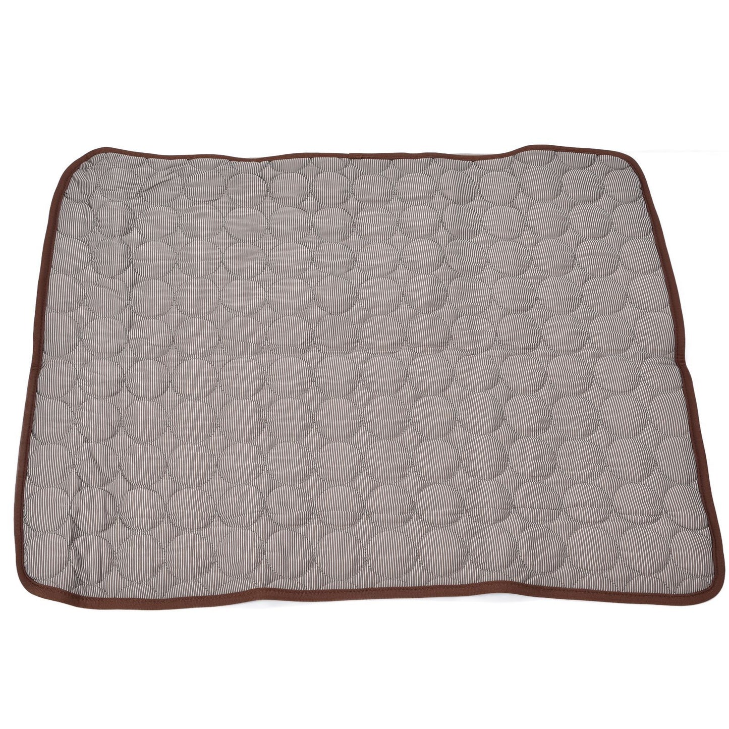 Pet Cooling Mat Breathable Soft Summer Dog Cat Sleeping Pad for Kennel Sofa Bed FloorBrown M