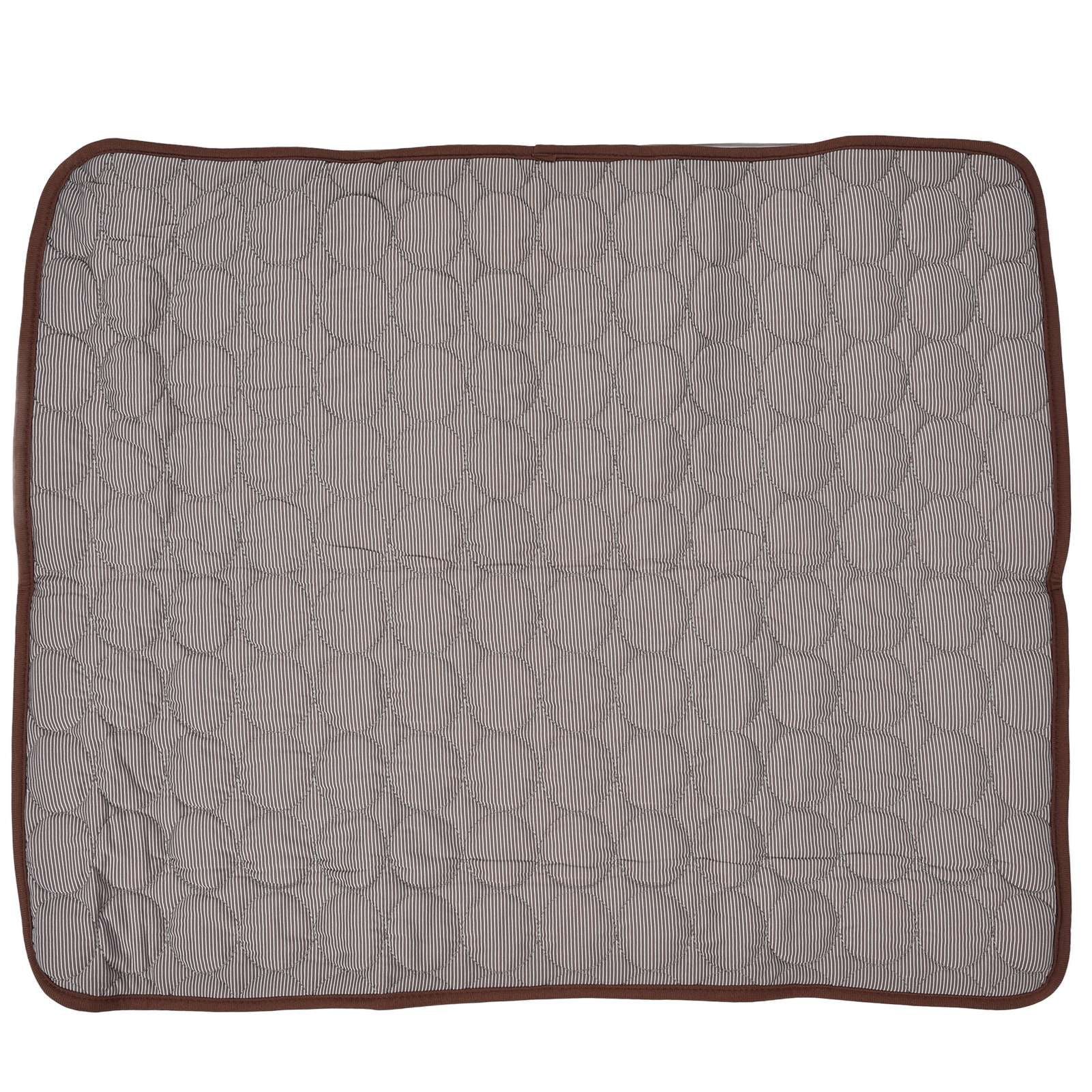 Pet Cooling Mat Breathable Soft Summer Dog Cat Sleeping Pad for Kennel Sofa Bed FloorBrown XL - view 4