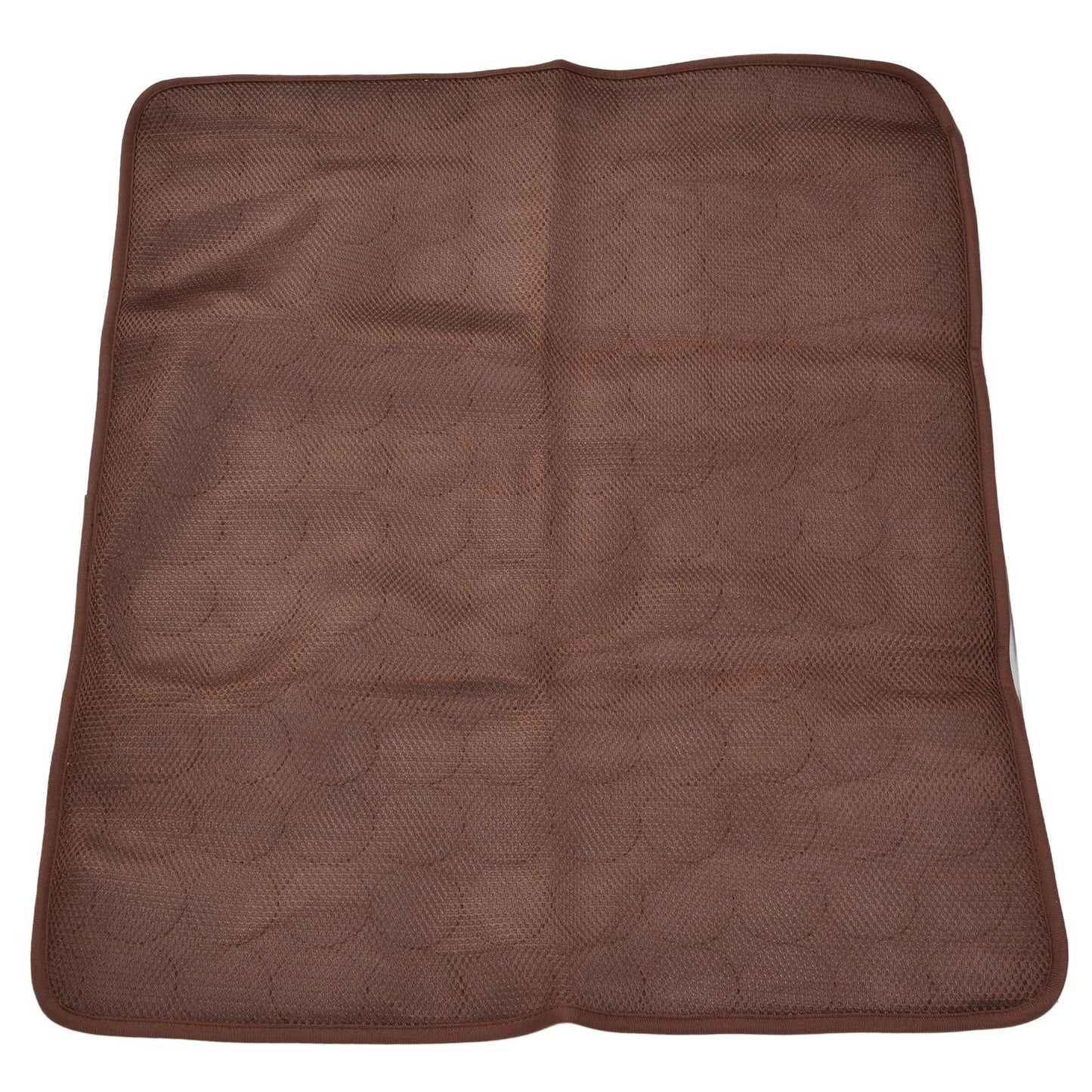Pet Cooling Mat Breathable Soft Summer Dog Cat Sleeping Pad for Kennel Sofa Bed FloorBrown XXL - view 3