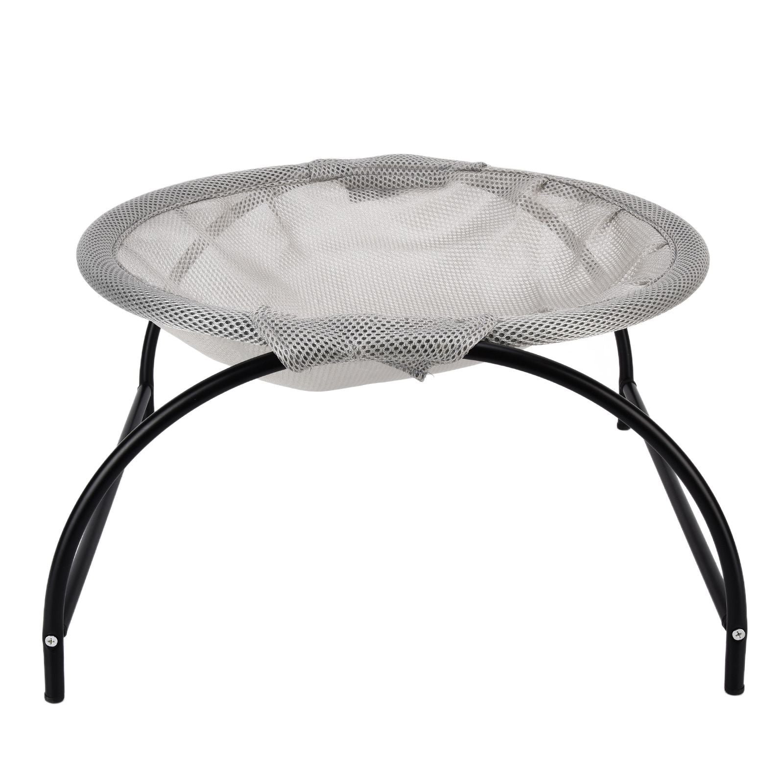 Cat Hanging Bed Soft Breathable Cat Hammock Detachable Pet Bed for 4 Seasons Universal Gray - view 2