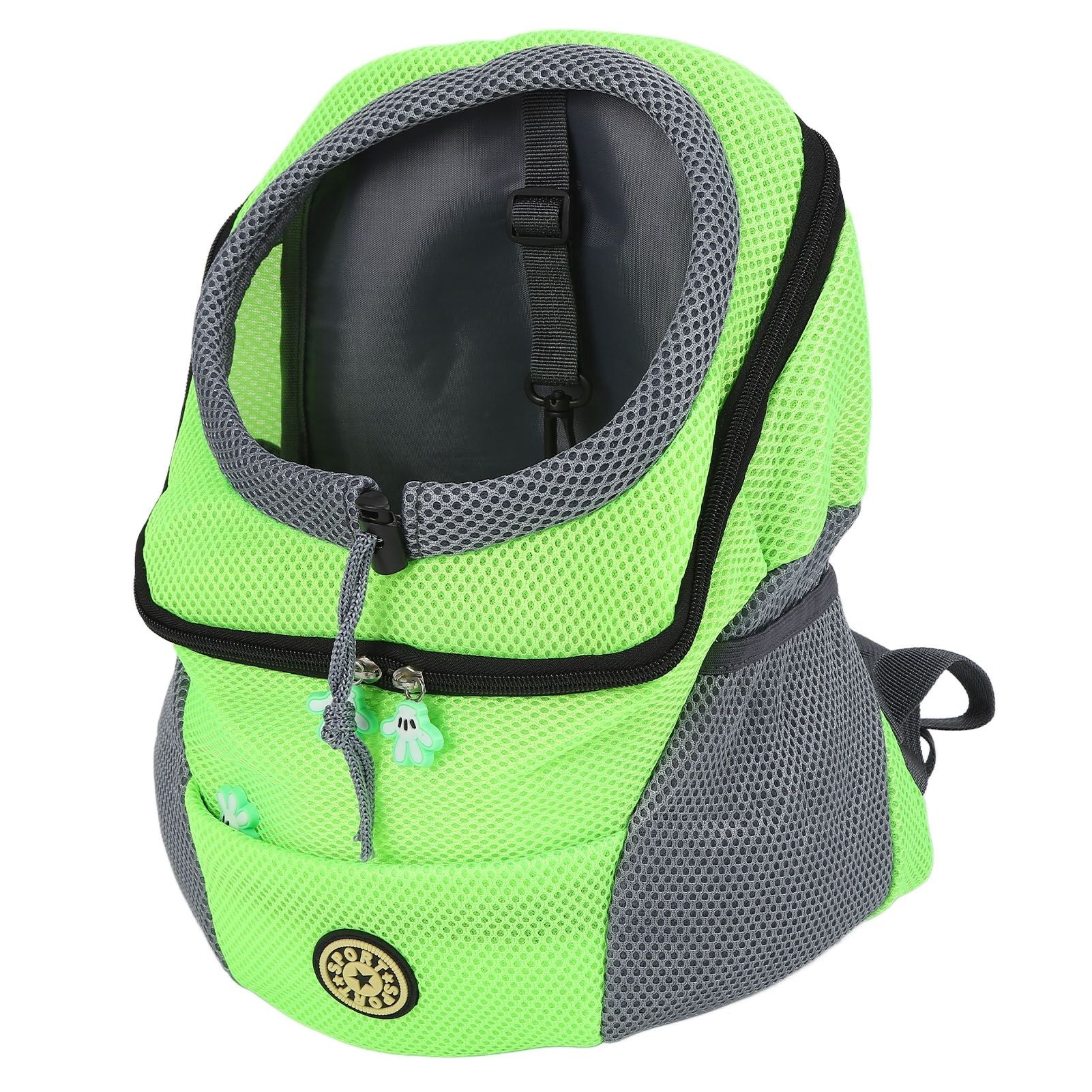 Pet Knapsack Ventilation Comfort Spacious Environmental Protection Nice Appearance Dog BackpackS Green - view 2