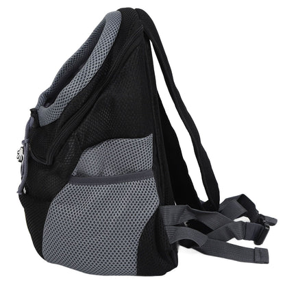 Pet Knapsack Ventilation Comfort Spacious Environmental Protection Nice Appearance Dog BackpackS Black - view 3