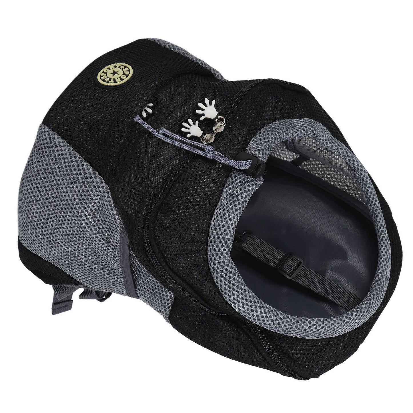 Pet Knapsack Ventilation Comfort Spacious Environmental Protection Nice Appearance Dog BackpackS Black - view 4