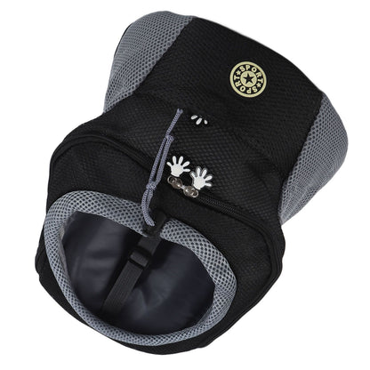 Pet Knapsack Ventilation Comfort Spacious Environmental Protection Nice Appearance Dog BackpackS Black - view 5