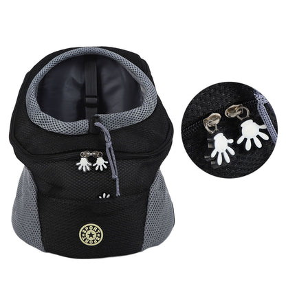 Pet Knapsack Ventilation Comfort Spacious Environmental Protection Nice Appearance Dog BackpackS Black - view 8