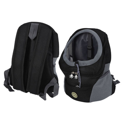 Pet Knapsack Ventilation Comfort Spacious Environmental Protection Nice Appearance Dog BackpackS Black - view 9