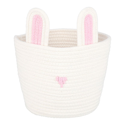 Storage Basket Rugged Lovely Small Bunny Attractive Decorative Home Furnishing Decoration