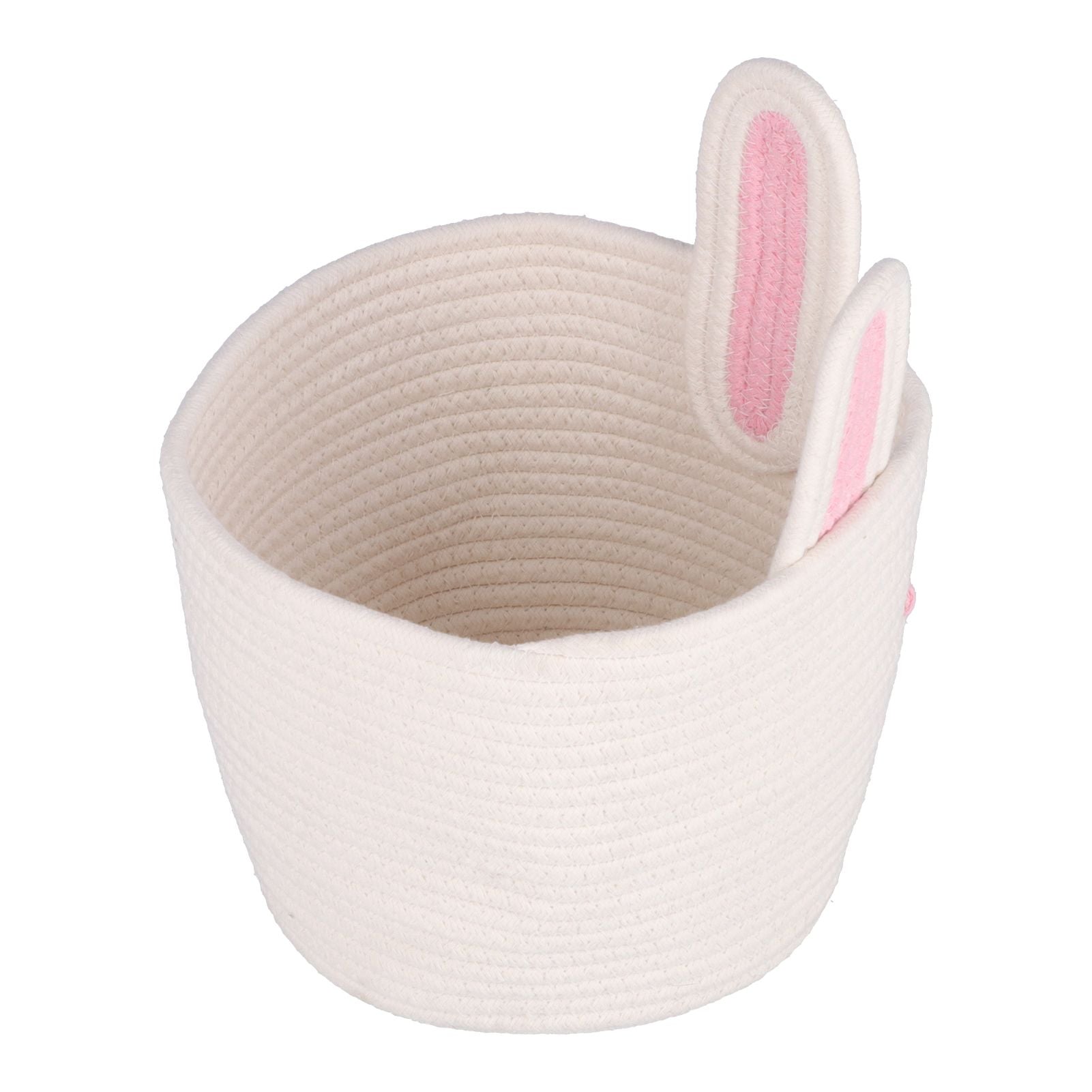 Storage Basket Rugged Lovely Small Bunny Attractive Decorative Home Furnishing Decoration - view 2