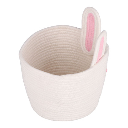 Storage Basket Rugged Lovely Small Bunny Attractive Decorative Home Furnishing Decoration - view 2