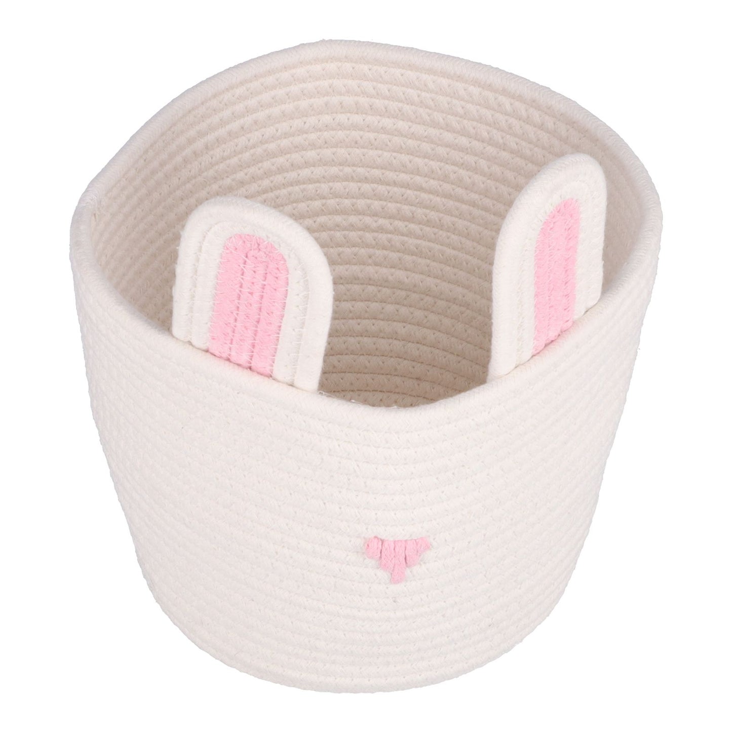 Storage Basket Rugged Lovely Small Bunny Attractive Decorative Home Furnishing Decoration - view 4