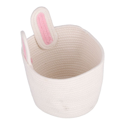 Storage Basket Rugged Lovely Small Bunny Attractive Decorative Home Furnishing Decoration - view 9