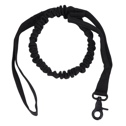 Dog Leash Durable Wear Resistant Easy Control Elasticity Provides Ductility Military Pet Leash Pet SupplyBlack