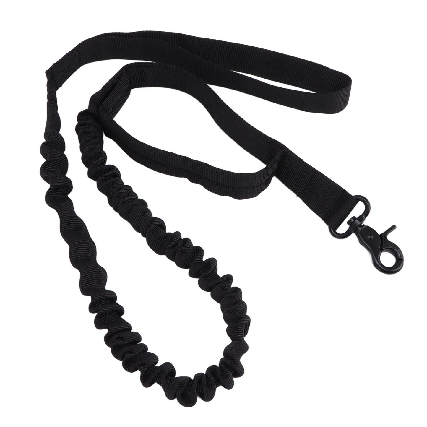 Dog Leash Durable Wear Resistant Easy Control Elasticity Provides Ductility Military Pet Leash Pet SupplyBlack - view 2