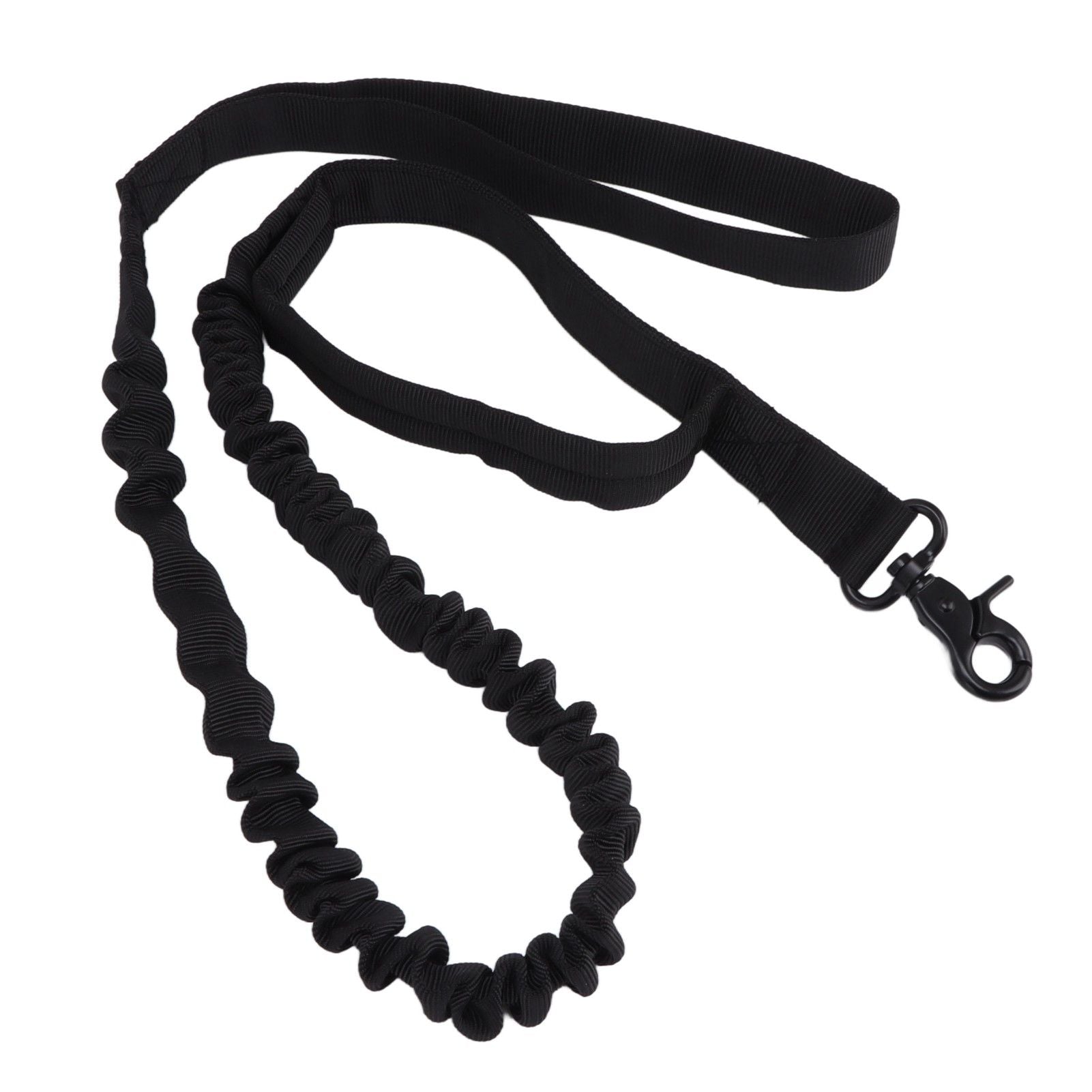 Dog Leash Durable Wear Resistant Easy Control Elasticity Provides Ductility Military Pet Leash Pet SupplyBlack - view 2