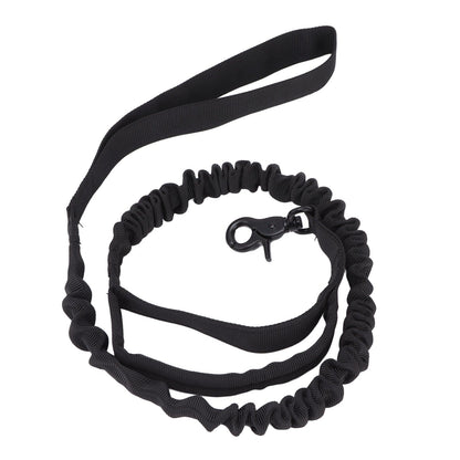Dog Leash Durable Wear Resistant Easy Control Elasticity Provides Ductility Military Pet Leash Pet SupplyBlack - view 3
