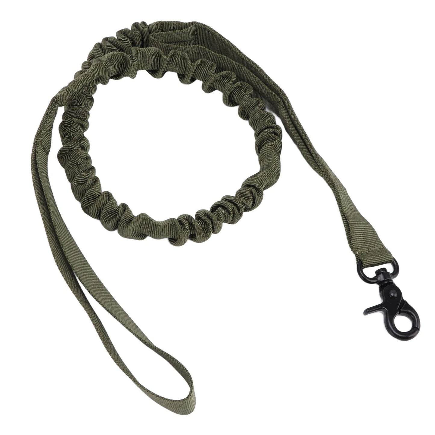 Dog Leash Durable Wear Resistant Easy Control Elasticity Provides Ductility Military Pet Leash Pet SupplyGreen - view 3