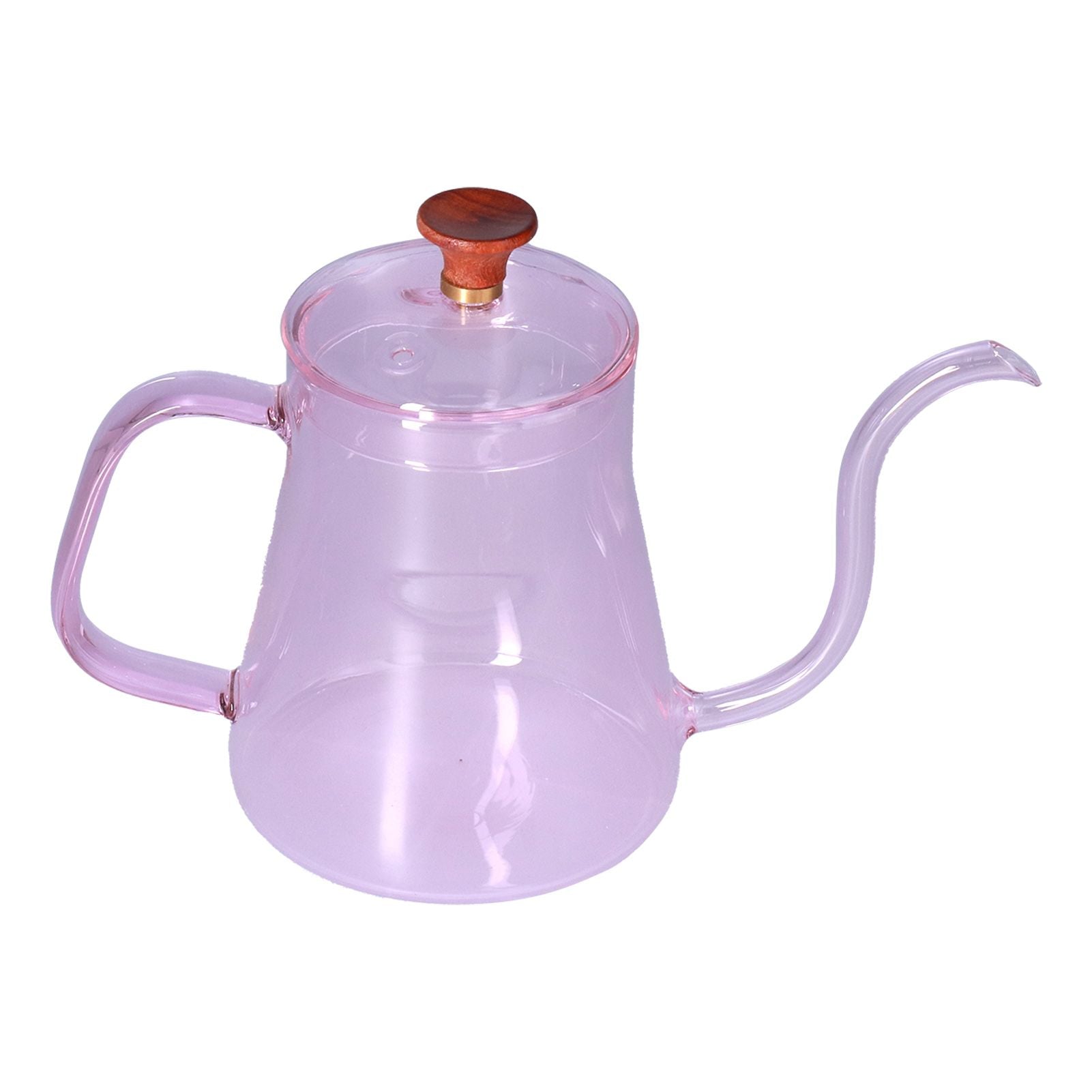 Long Spout Kettle Large Capacity Heat Resistant Easy to Clean Long Mouth Coffee PotPink - view 4