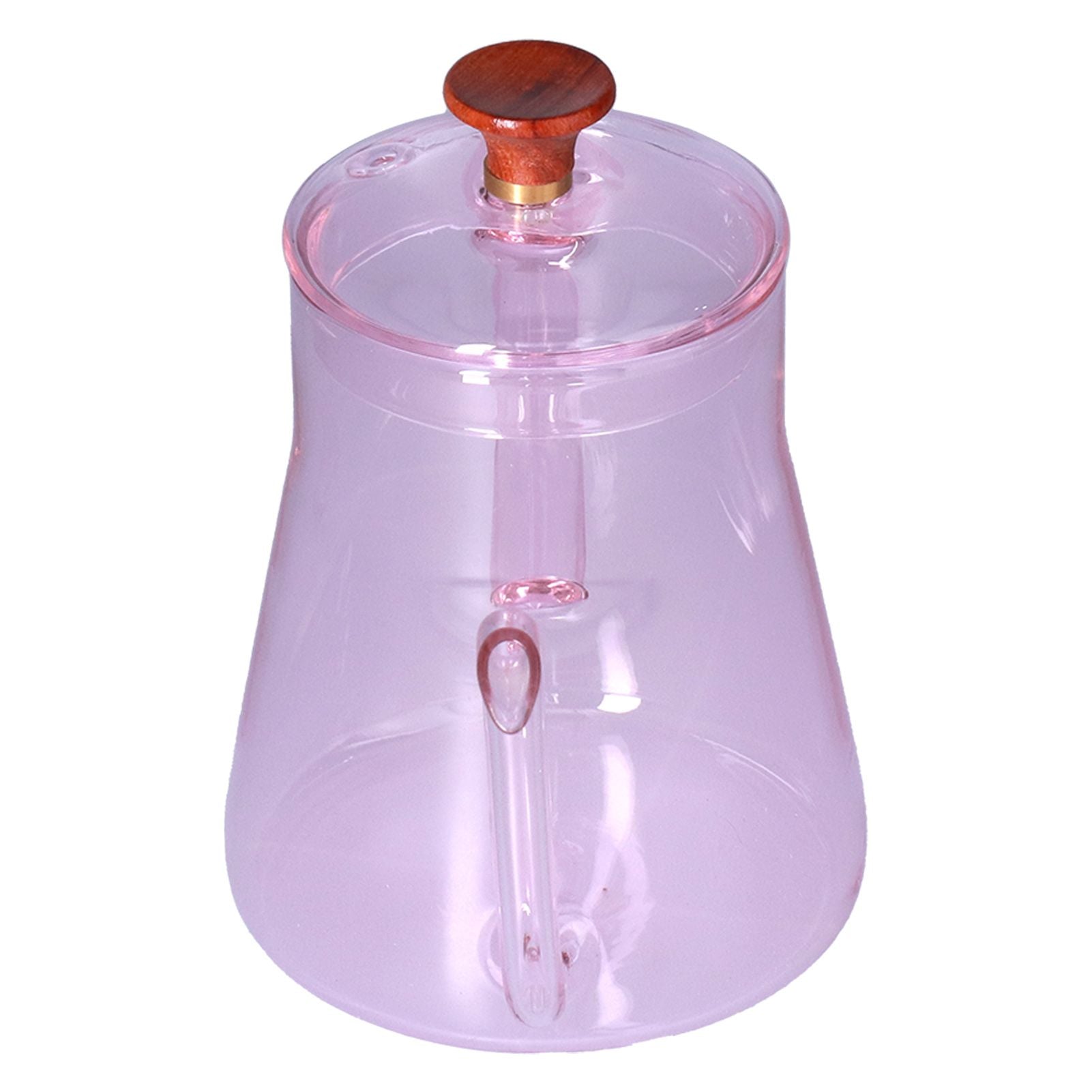 Long Spout Kettle Large Capacity Heat Resistant Easy to Clean Long Mouth Coffee PotPink - view 6