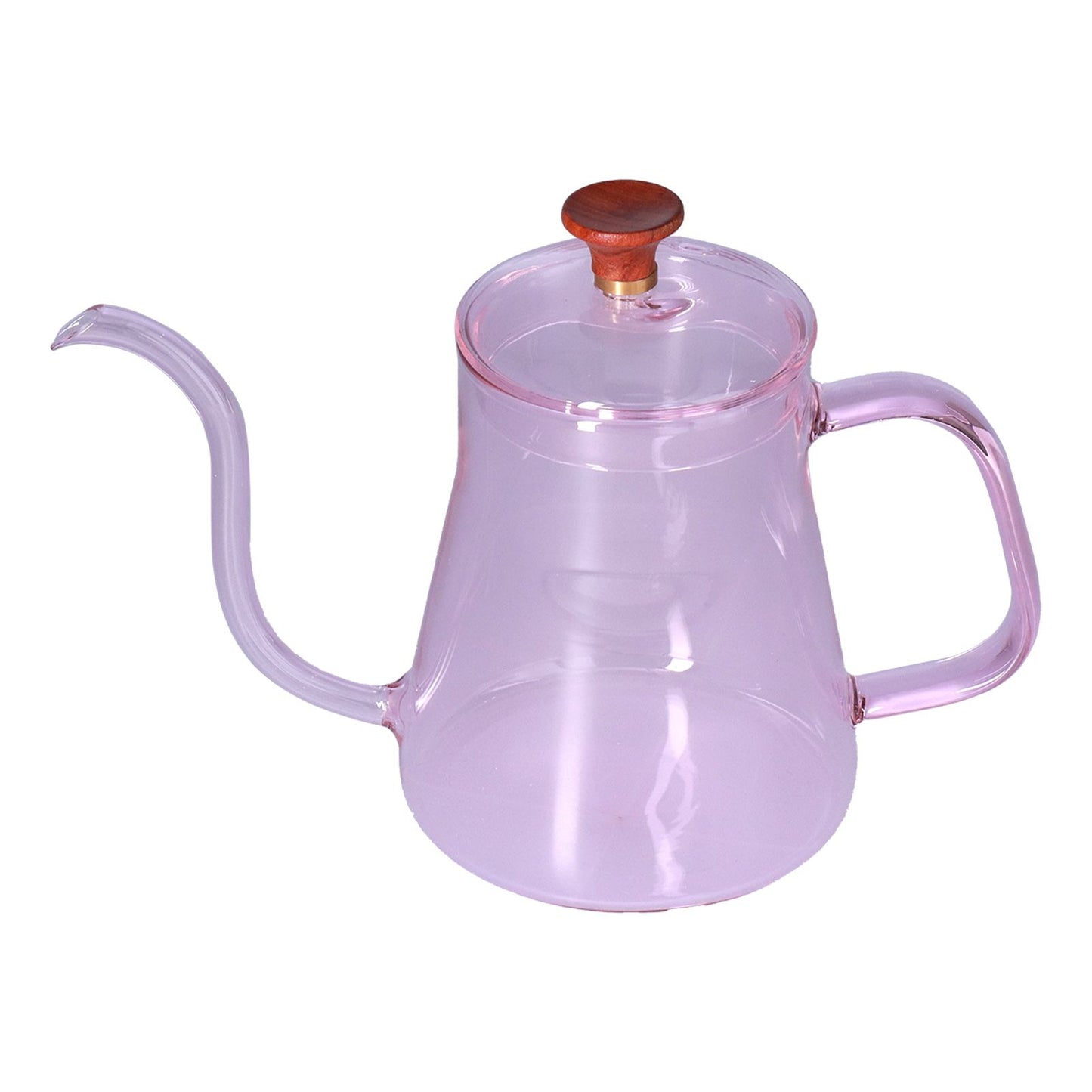 Long Spout Kettle Large Capacity Heat Resistant Easy to Clean Long Mouth Coffee PotPink - view 8