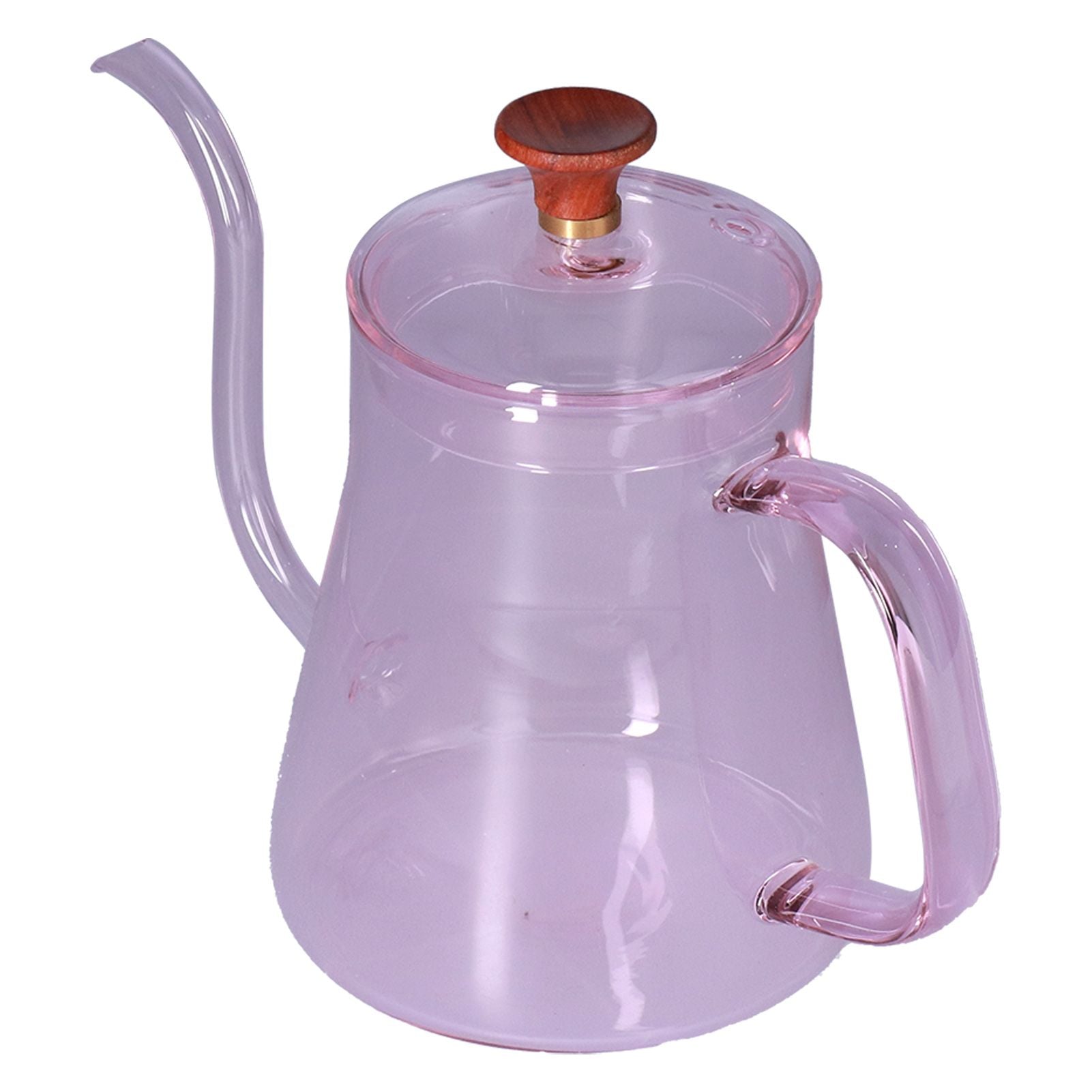 Long Spout Kettle Large Capacity Heat Resistant Easy to Clean Long Mouth Coffee PotPink - view 9