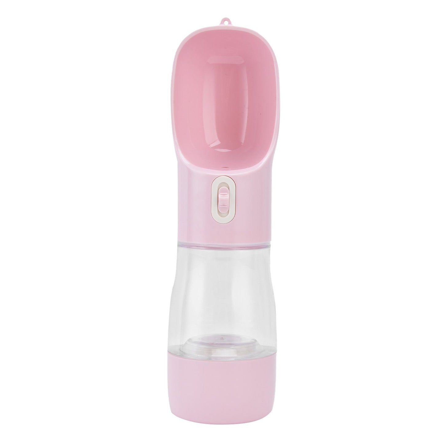 2 in 1 Pet Water Bottle Portable Anti Leakage Dog Food Bottler for Outdoor Traveling Pink - view 2