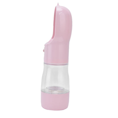 2 in 1 Pet Water Bottle Portable Anti Leakage Dog Food Bottler for Outdoor Traveling Pink - view 9