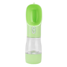 2 in 1 Pet Water Bottle Portable Anti Leakage Dog Food Bottler for Outdoor Traveling Green - view 2