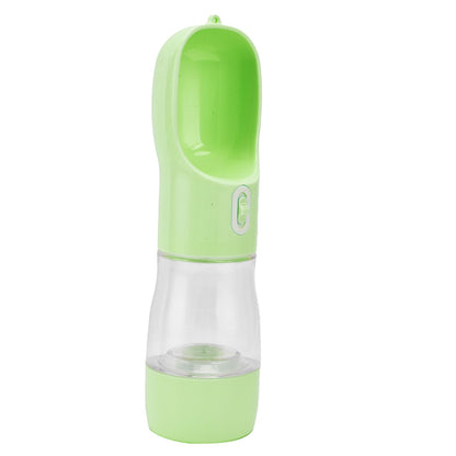 2 in 1 Pet Water Bottle Portable Anti Leakage Dog Food Bottler for Outdoor Traveling Green - view 3