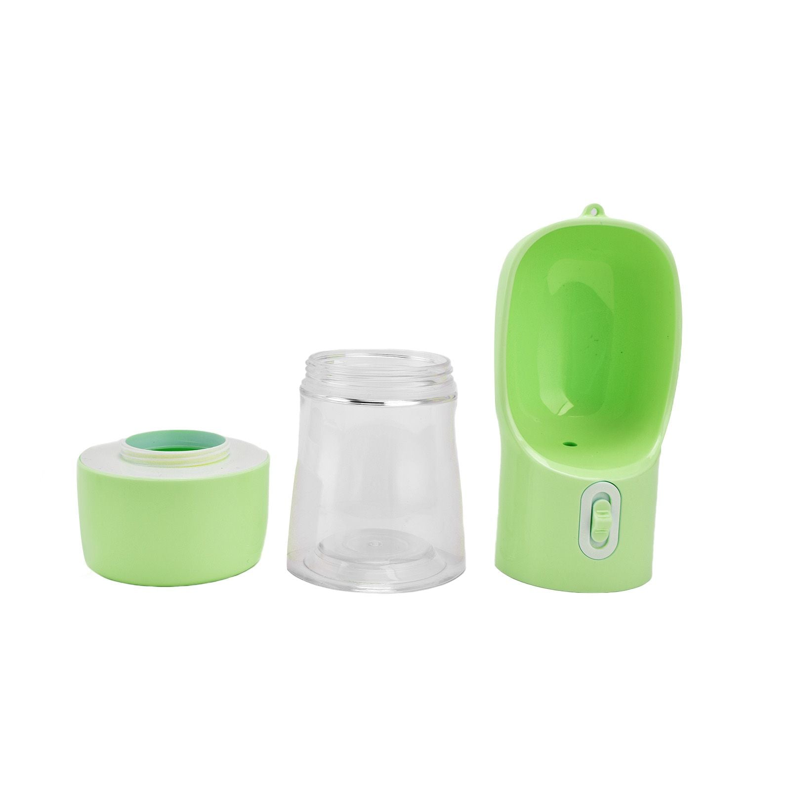 2 in 1 Pet Water Bottle Portable Anti Leakage Dog Food Bottler for Outdoor Traveling Green - view 4