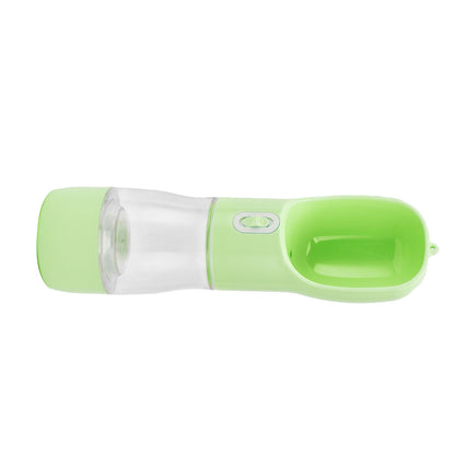2 in 1 Pet Water Bottle Portable Anti Leakage Dog Food Bottler for Outdoor Traveling Green - view 6