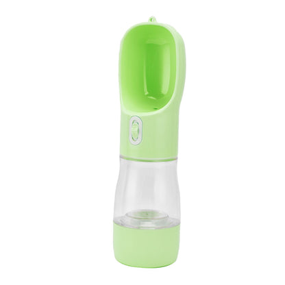 2 in 1 Pet Water Bottle Portable Anti Leakage Dog Food Bottler for Outdoor Traveling Green - view 7