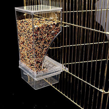 Bird Automatic Feeder Splash Proof Bird Feeder Bird Cage Accessories Bird Food Container for Parakeet Canary Cockatiel Finch - view 5