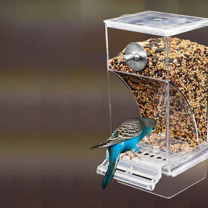 Bird Automatic Feeder Splash Proof Bird Feeder Bird Cage Accessories Bird Food Container for Parakeet Canary Cockatiel Finch - view 8