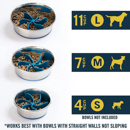 Spiral Slow Feeder Insert Slow Feeder Dog Bowls Accessories to Slow Down Eating for Dog and Cat Supplies - view 7
